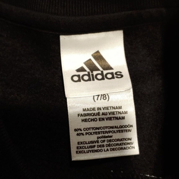 NWT Adidas Sweatshirt size 7/8 and 14 - Picture 2 of 5